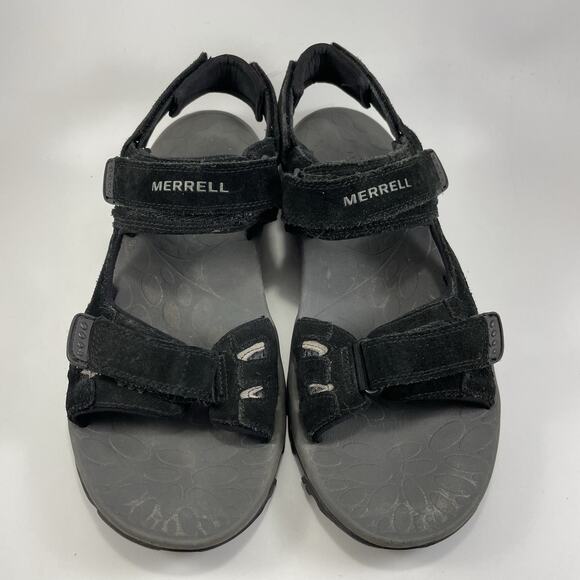 Merrell Moab Active Sandals Mens Size 12 Black Suede Strappy Hiking Water main image 7
